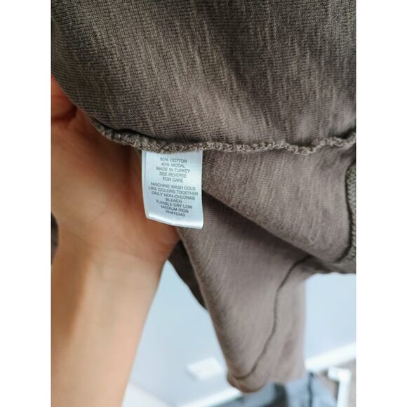 Cynthia rowly 3/4 sleeve pocket tshirt women's small neutral - Picture 4 of 6